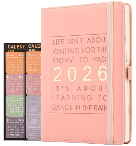 Agenda diaria 2026, agenda académica día por página, de enero de 2026 a diciembre de 2026, la mejor agenda y calendario diario para aumentar la productividad y el diario de gratitud, organizador