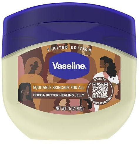 Vaseline Rich Conditioning Petroleum Jelly Cocoa Butter, 7.5 Ounces