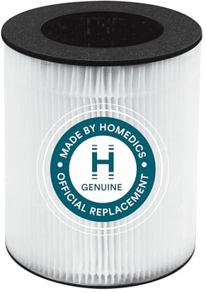 HoMedics TotalClean 3-in-1 HEPA-Type Filter Replacement for Air Purifiers, Works with HoMedics AP-T20 and AP-T20WT Air Purifiers, Removes up to 99% Airborne Particles as Small As 0.3 Microns