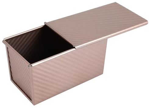 NIZEAMI Loaf Tin with Lid Non-Stick Pullman Loaf Pan Bread Toast Mold for Toast, Sandwich, Cake Baking