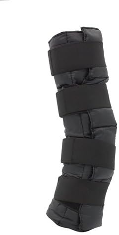 PFIFF 103113 Guêtres de Refroidissement en Gel réutilisables, pour Le Froid, pour Les Jambes, Les Chevilles, Les Sabots, Les guêtres Froides, Noir