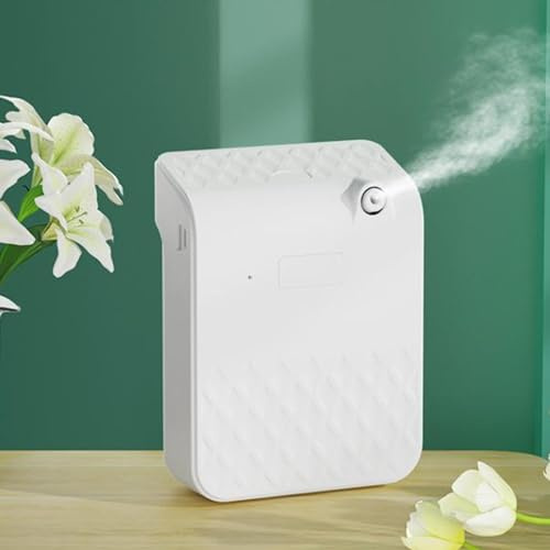 140ML Aromatherapy Machine Air Aroma Diffuser AB 103 Aromatherapy Diffuser Machine Automatic Fragrance Machine Oil Diffuser Large Room Hotel Office for Fresh Air Hotel SPA Sauna Household(Black)(White