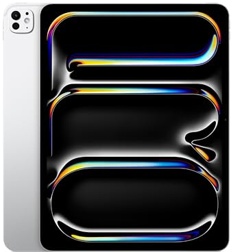 Apple iPad Pro 13-inch (M5) 256GB: Ultra Retina XDR display, Landscape 12MP Front Camera/12MP Back Camera, LiDAR Scanner, Wi-Fi 7 with Apple N1, All-Day Battery Life — Silver