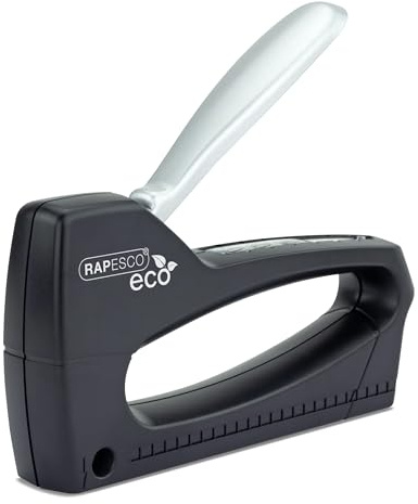 Rapesco 1137 ECO T8-Lite Häftpistol Svart | Germ-Savvy Antibakteriellt Skydd