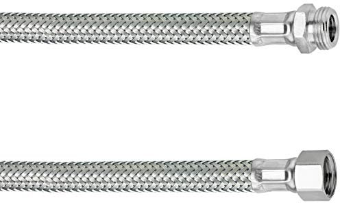 Cornat Flexibler Verbindungsschlauch - 300 mm Länge - 3/8 Zoll IG, 3/8 Zoll AG - Hochwertige Edelstahl-Umflechtung / Anschlussschlauch für Wasserhahn / Armaturenschlauch / Flexschlauch / T317310270