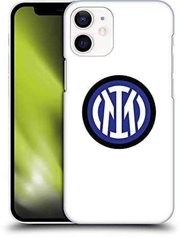 Head Case Designs Officially Licensed Inter Milan Logo On White Badge Hard Back Case Compatible With Apple iPhone 12 Mini