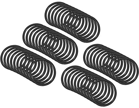 QUARKZMAN Nitrile Gomma O-Ring 9mm x 7mm x 1mm Guarnizioni di Tenuta Anelli Rubinetti Rotondo Guarnizione Rondella per Rubinetto Idraulica Riparazione Sigillatura Connessione, 50 Pezzi