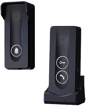 ANJIELO SMART Kabellose Türklingel, integriertes drahtloses Signal, Zwei-Wege-Gegensprechanlage, Ein-Knopf-Fernentriegelung, keine Verkabelung erforderlich