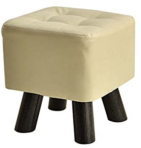 Generisch Fußbank Holzbank 40x33x47cm Sitzhocker Sitztruhe Sitzwürfel Aufbewahrungsbox Truhen Beinschaukel Fußstütze Hocker Sitzgelegenheit Fußbank