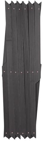 Garden Mile Panneaux de treillis extensible en ardoise de 1,8 x 0,3 m - Treillis de jardin en bois pour plantes grimpantes - Support robuste pour plantes grimpantes - Cadre idéal pour clôture, abri de