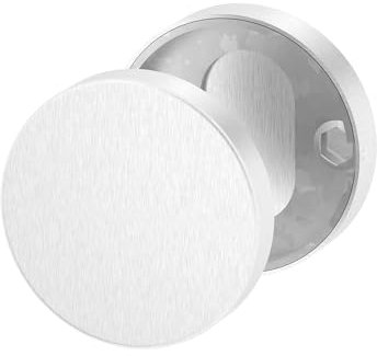 Blindrosette, Schutzrosette, Edelstahl Rund-Rosette, 1 Paar - Tür-Rosettenpaar Abdeckung für Türen, Edelstahl Matt Gebürstet