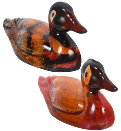 Toyvian Adorno y Expresión de Amor Profundo de Resina para Decoración Romántica de Pato Mandarín Diseño Cálido y Estético en Cualquier Habitación para Aniversario