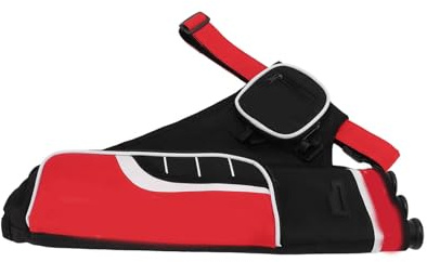 Bnineteenteam Borsa Porta Faretra per Tiro con l', Tessuto Oxford Leggero, Comodo da Indossare in Vita, Organizza Frecce per la Caccia e Il Tiro al Bersaglio, Adatta per Ricurvo Composto (Rosso)