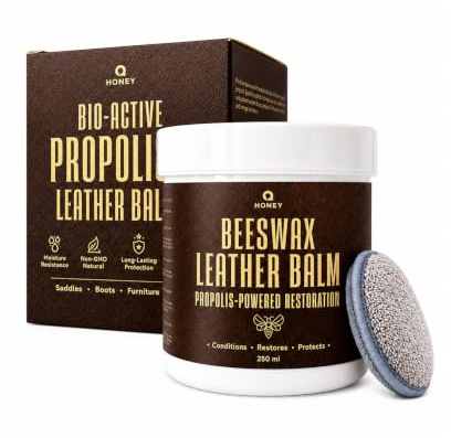 Q honey Bálsamo de Cera para Cuero 250ml – Acondicionador con Própoleo