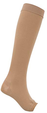 Credalast Cotton Class 1 Below Knee: Natural, X-Large, Long, Open Toe