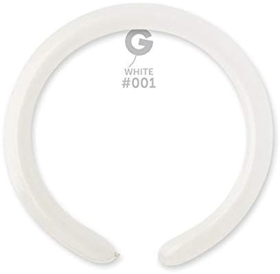 Gemar Palloncini MODELLABILI Q260 Colore Bianco Pastello CONF.100pz
