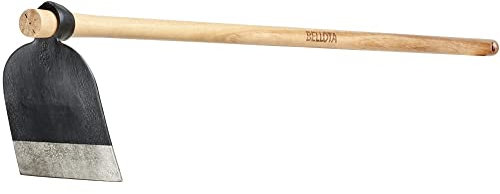 Bellota HOE4BW1400AP- Azada de Acero Especial para Hacer caballones, con Mango de Madera y Sistema antigiro.