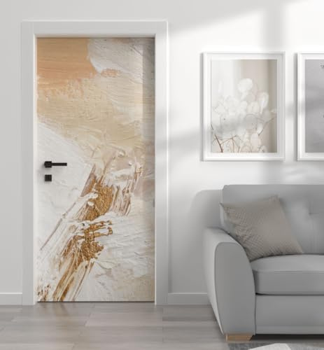 MyMaxxi Türtapete selbstklebend - Einteilige Türfolie 90x200 cm - Motiv: Abstrakte bemalte Wand Türklebefolie zum verschönern & bekleben der Tür - Türaufkleber aus Klebefolie