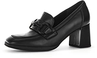 Gabor Damen Slipper, Frauen Slip On,Best Fitting,College Schuhe,Businessschuhe,Slip-ons,Mokassins,Halbschuhe,Slides,Loafer,schwarz,37 EU / 4 UK