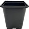 Oakland Gardens Premium Square Plastic Plant Hydroponic Pots - 9cm Plant Pots | Pack of 100