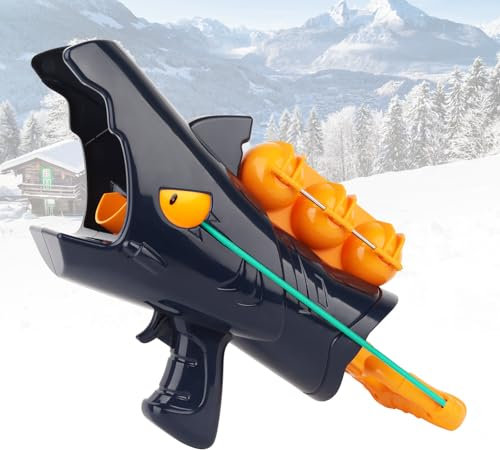 Schneeball Kanone Spielzeug, Schneeball Macher Schneeball Maker Schneeball Pistole Schneeball Blaster Schneeball Kämpfe Spielzeug für Kinder Jungen Mädchen im Freien Spielen Schnee (Blau)