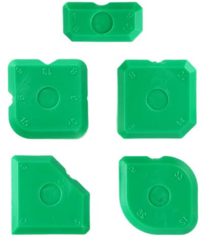 5 pièces pour le lissage des joints, grattoirs pour joints en silicone et acrylique,Set de lisseurs de joints,lisseur joint silicone