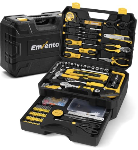 Enventor Caja Herramientas Completa 419 piezas, con Cajón