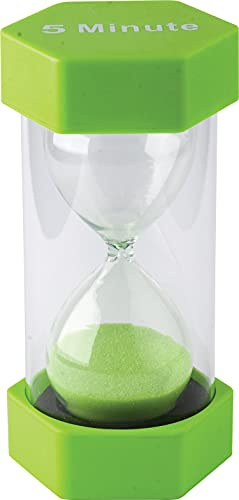 Teacher Created Resources 5 Minute Sand Timer-Large, Green