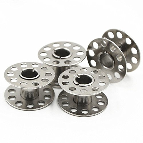 Metal Bobbins - Sewing Machine Spool Universal Fits Most Brands (10 x Bobbins)