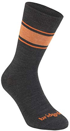 Bridgedale LINER Base Layer Merino Performance Boot-Men's- Medium-Graphite