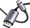 UGREEN Cavo USB C a DisplayPort 1.4 8K 60Hz 30Hz 4K 240Hz 144Hz HDR VRR Thunderbolt 4 3 DP1.4 Compatibile con iPhone 16 Plus Pro Max Mac mini M4/M4 Pro MacBook M4 Pro Max iPad Pro Air Galaxy S24(1M)
