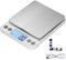KUBEI grande dimensione 5kg/0.1g Bilancia digitale da cucina, Bilance Alimenti in acciaio inossidabile Tavolo di pesatura, USB Ricaricabile pesa in grammi e once
