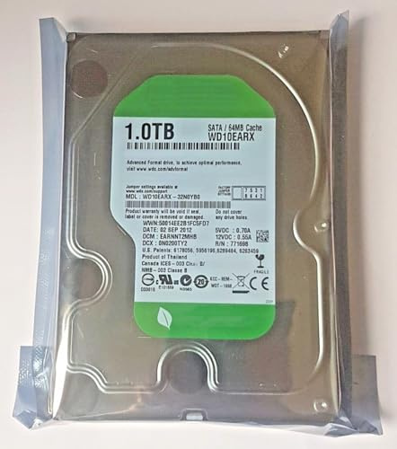 Generic 1 TB SATA WD10EARX-32N0YB0 5400 rpm 64 MB HDD 3.5