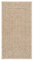 vidaXL Teppich, Teppich für Wohnzimmer Garten Balkon Terrasse, Bodenmatte Läufer Rechteckig, Balkonteppich Terrassenteppich, 100x200cm Jute-Optik Indoor Outdoor