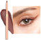 OULAC Crayon Yeux Waterproof, Eye Liner Marron Mat avec Couleur Intense, Eyeliner Anti-salissures Texture Lisse et Crémeuse, Tenue 12h+, Vegan (06) Body Talk