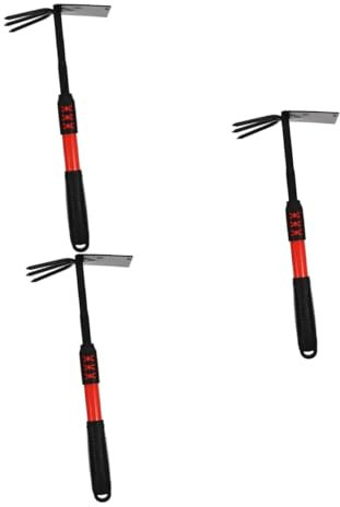 SUPVOX 3 Pièces Outils de Jardinage Outil de binage de Jardin houe de Labour houe de désherbage de pioche Outils Jardinage kit Jardinage Outil de Jardin houe Jardinage Creuser houe PVC