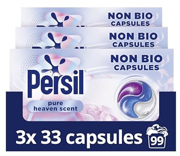 Persil Pure Heaven Scent Non Bio Washing Capsules our best delicate fragrance laundry capsules gentle next to sensitive skin 99 washes (3x 33)