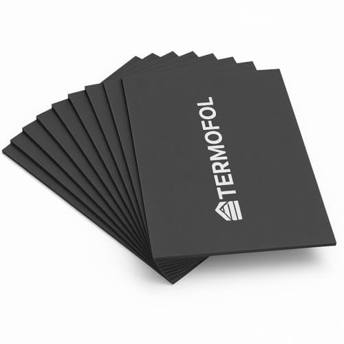 Pannello isolante in XPS TERMOFOL da 12 mm (sottopavimento) per riscaldamento a pavimento – vinile a incastro (click), laminato, piastrelle, isolamento termico in polistirene estruso.