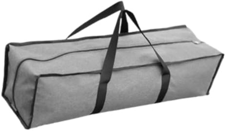 SZLIFE Borsa portaoggetti per attrezzatura da campeggio con cerniera, borsa da viaggio in tessuto Oxford per sport, tenda, materassino, sacco a pelo, 60x20x20 Cm