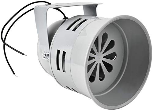 Garsent Ljudlarm elektrisk motor larm 40 W 120 DB elektrisk siren motordrivet larm fabrik transportfordon mini brandförebyggande horn 10 000 varv/sek (AC220V)