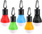 5 Stück Campingbeleuchtung LED Zelt Lichter mit Karabinerhaken Camping Lichter Draussen Mini Campinglampe Zeltlicht Tragbare LED-Zeltlampe Hängeleuchte Wasserdichtes Notfall Camping SOS Signallicht