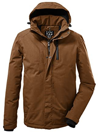 killtec Herren Funktionsjacke mit abzippbarer Kapuze KOW 161 MN JCKT, dark curry, XL, 37589-000