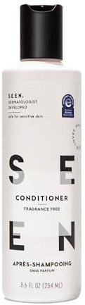 SEEN Conditioner, Fragrance Free - Non-Comedogenic Hair Conditioner - Dermatologist-Developed - Safe for Sensitive, Eczema & Acne Prone Skin