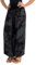 Malito - Damen Haremshose floraler Blumen Print - atmungsaktive Pumphose - dünne Freizeit Strandhose - hautfreundliche Aladinhose 8939 (schwarz)
