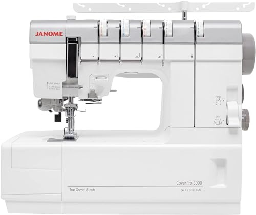 Janome CoverPro 3000P Top & Bottom - Macchina di copertura a 3 aghi