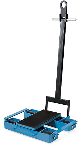 HEMMDAL Transportfahrwerk | 12.000 kg Tragkraft | HxBxT 115 x 603 x 400 mm | lenkbar | 8 Rollen mit Stahl-Bereifung | Transportwagen | Schwerlastroller | Transport-Rollwagen