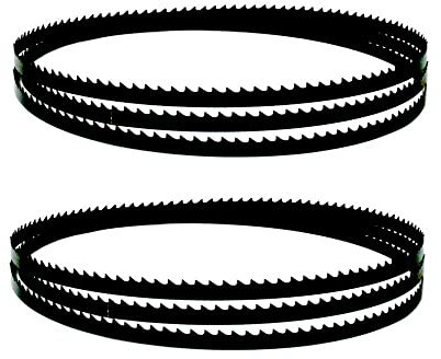 2 hojas de sierra de cinta for madera de 2215 mm 6,35 10 16 mm de ancho 4 6 TPI for DewaIt DW876 &Sierra de cinta de carbono EBS3601 Herramientas for trabajar la madera ( Color : 2215x6.35x0.35mm