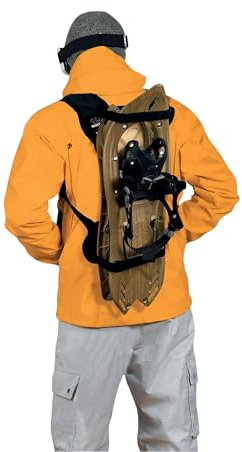 Wantalis RaqBack – Halterung für Schläger, 2 Hände frei, Schwarz