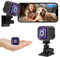 Vemfay Mini Kamera, 1080P HD WLAN überwachungskamera Innen, Kleine Kamera Live übertragung Handy Mit Lange Standby Akku Camera, Bewegungsmelder, Nachtsicht, Zwei-Wege-Sprechanlage