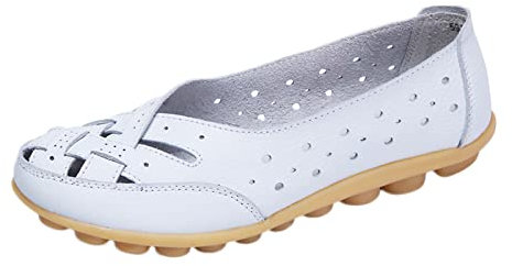 Générique Ballerines Femme Petit Talon Confortable Ballerine Plates Bout Fermé Chaussures à Enfiler Pied Large Chaussures Travail Antidérapant Maille Respirant Slip-ins et Semelle Souple